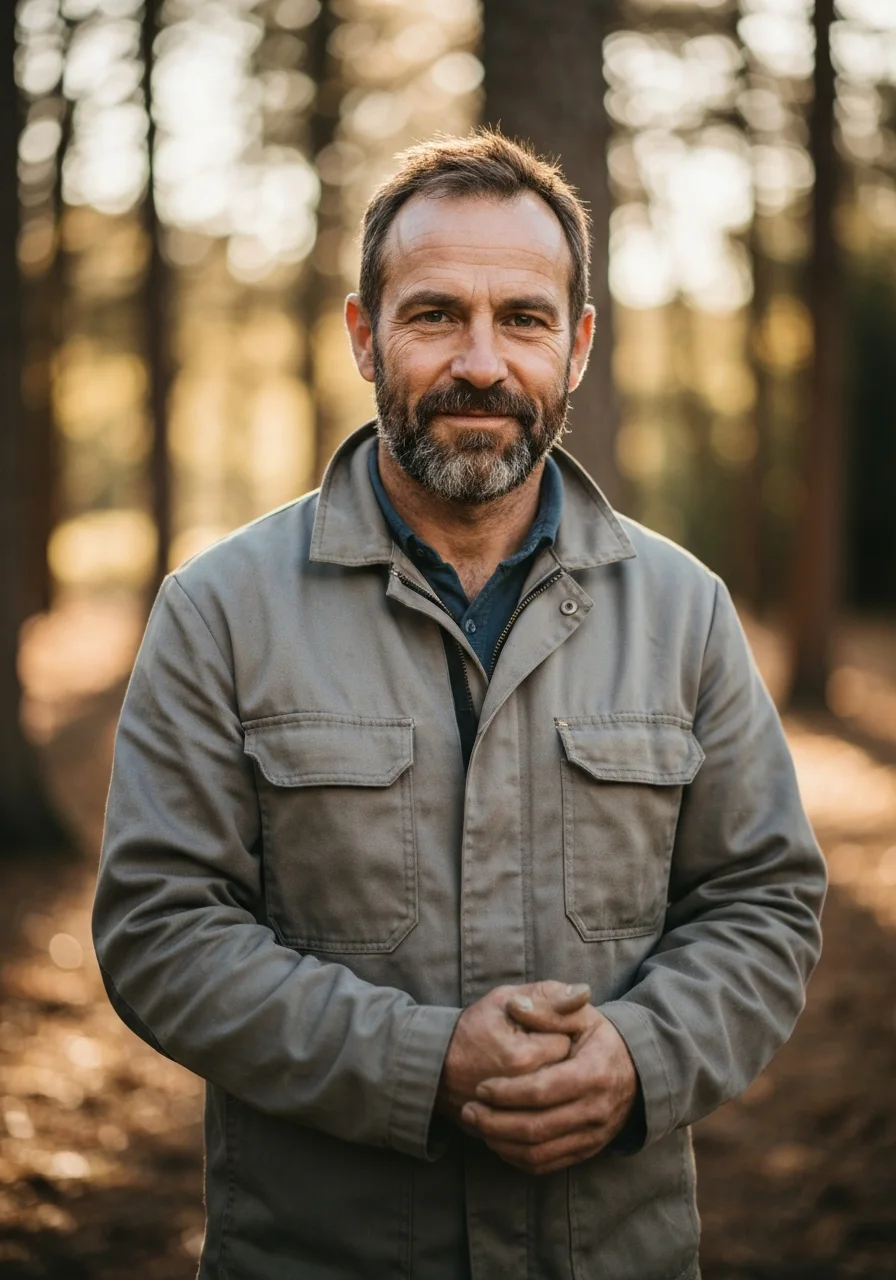 Damien Mercier, Ancien bûcheron professionnel
